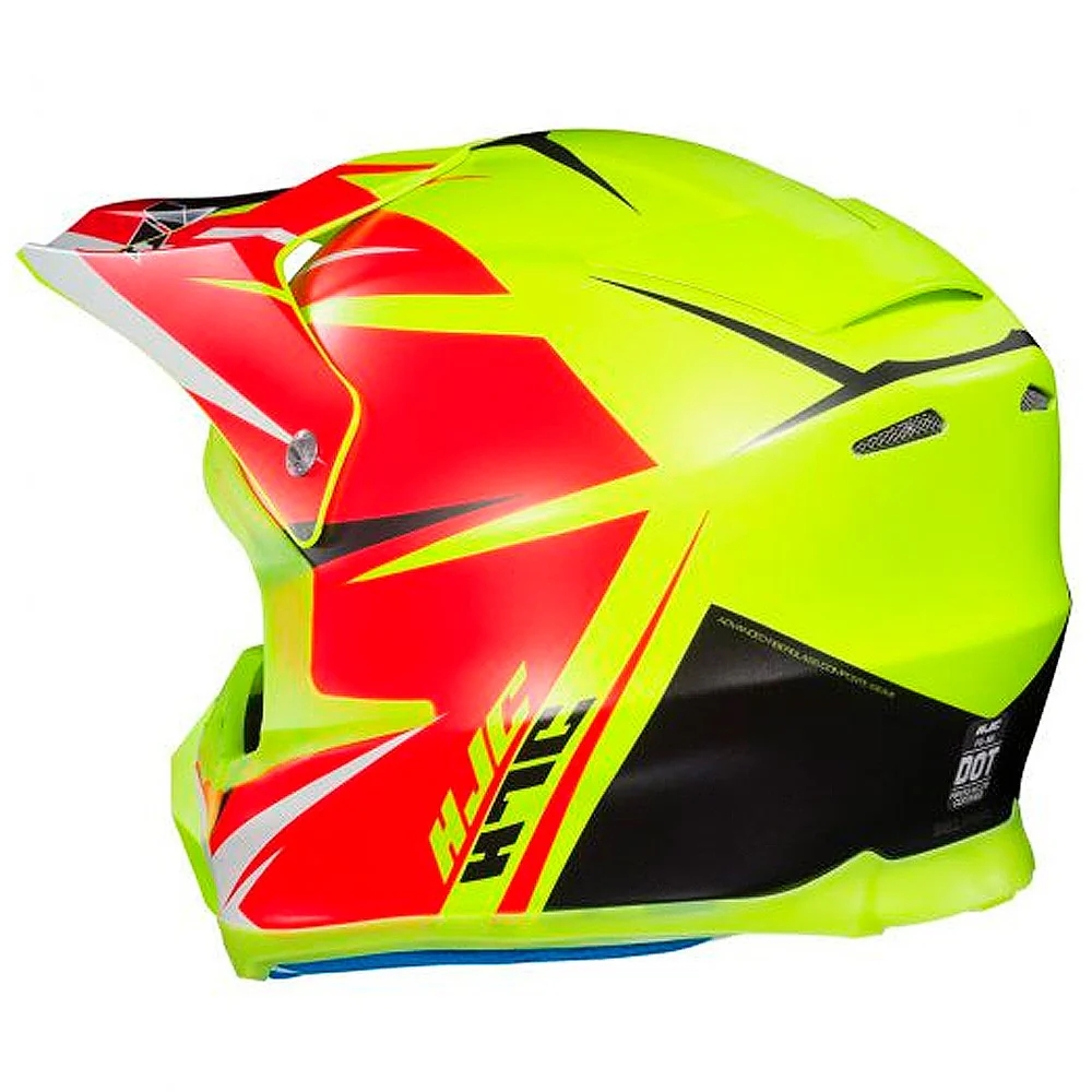 CASCO CROSS / ENDURO HJC FXCROSS AXIS AMARILLO / ROJO