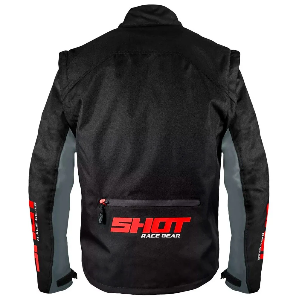 CHAQUETA SHOT CONTACT NEGRO / ROJO