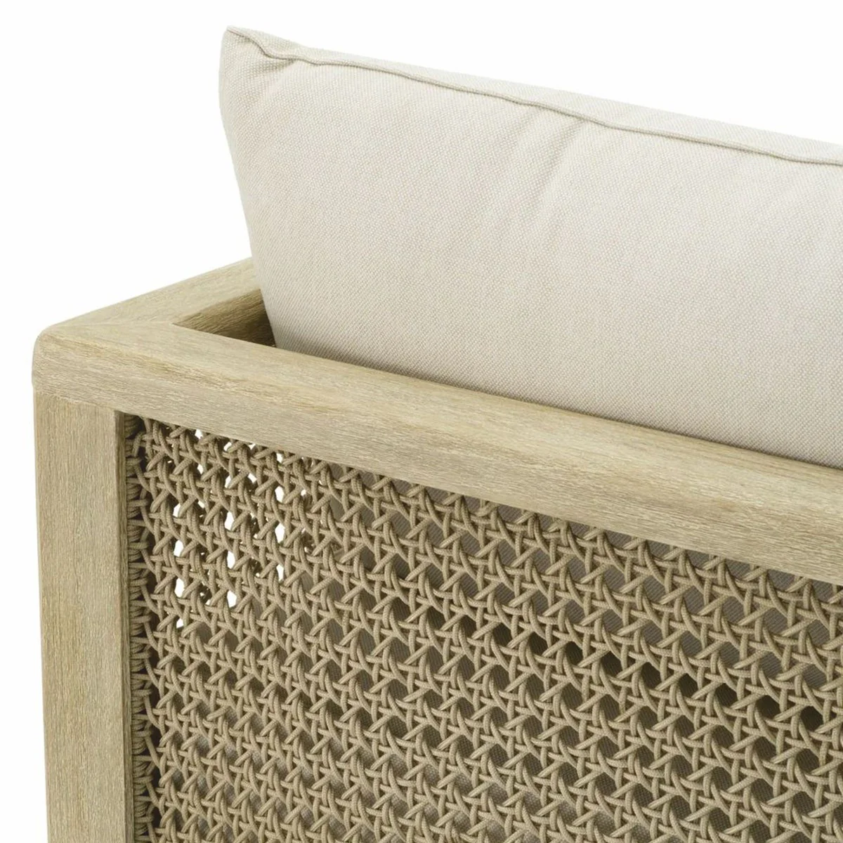 Casa Padrino sill¨®n de jard¨ªn de lujo de teca arena / beige - Muebles de jard¨ªn