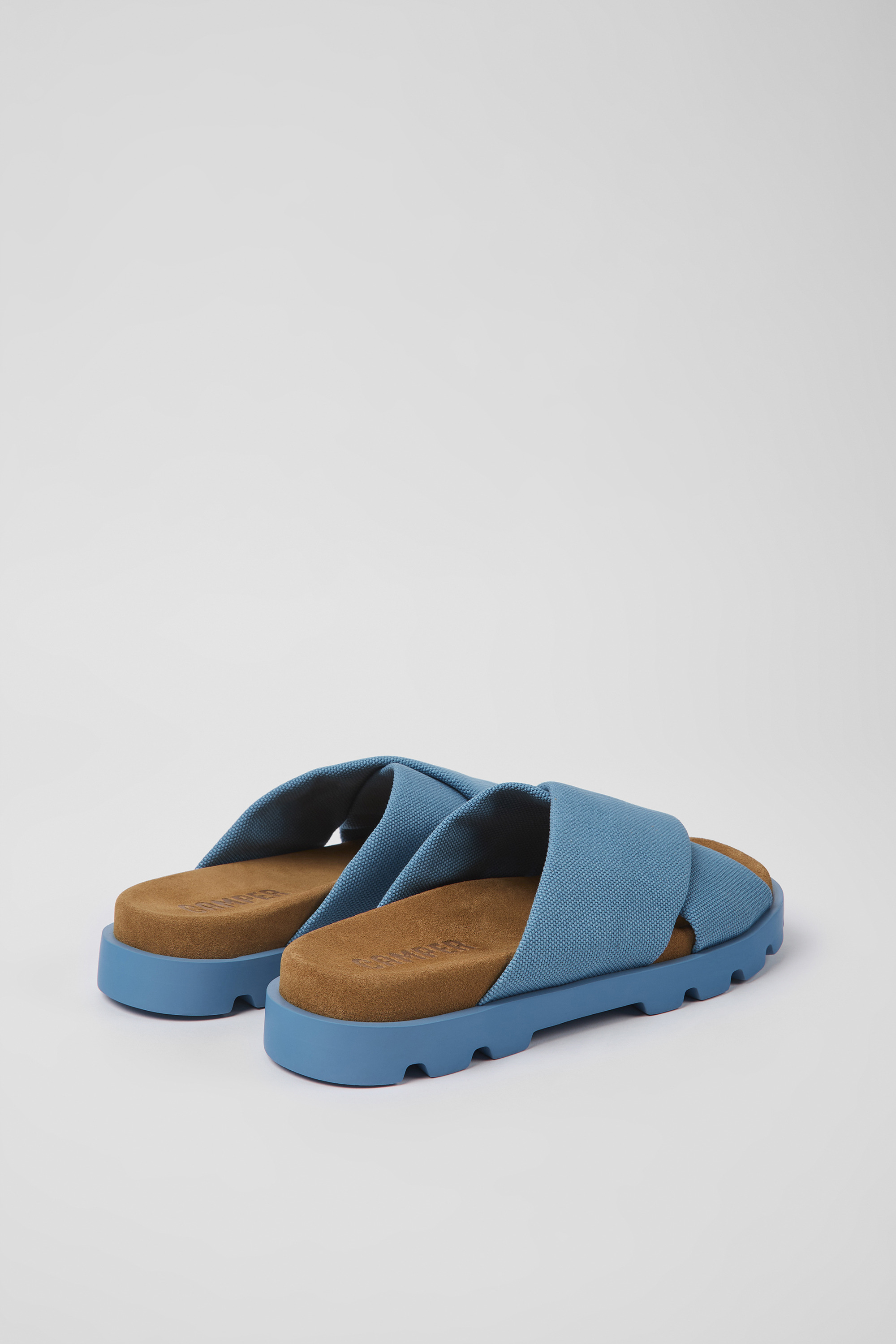 Brutus Sandal - Blue recycled cotton sandals for women