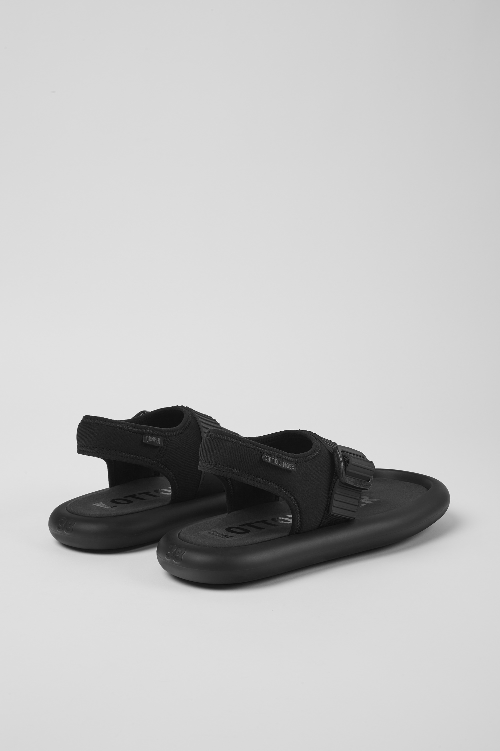 Ottolinger - Black sandals for women by Camper x Ottolinger