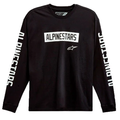 CAMISETA ALPINESTARS FACE OFF LONG SLEEVE NEGRO