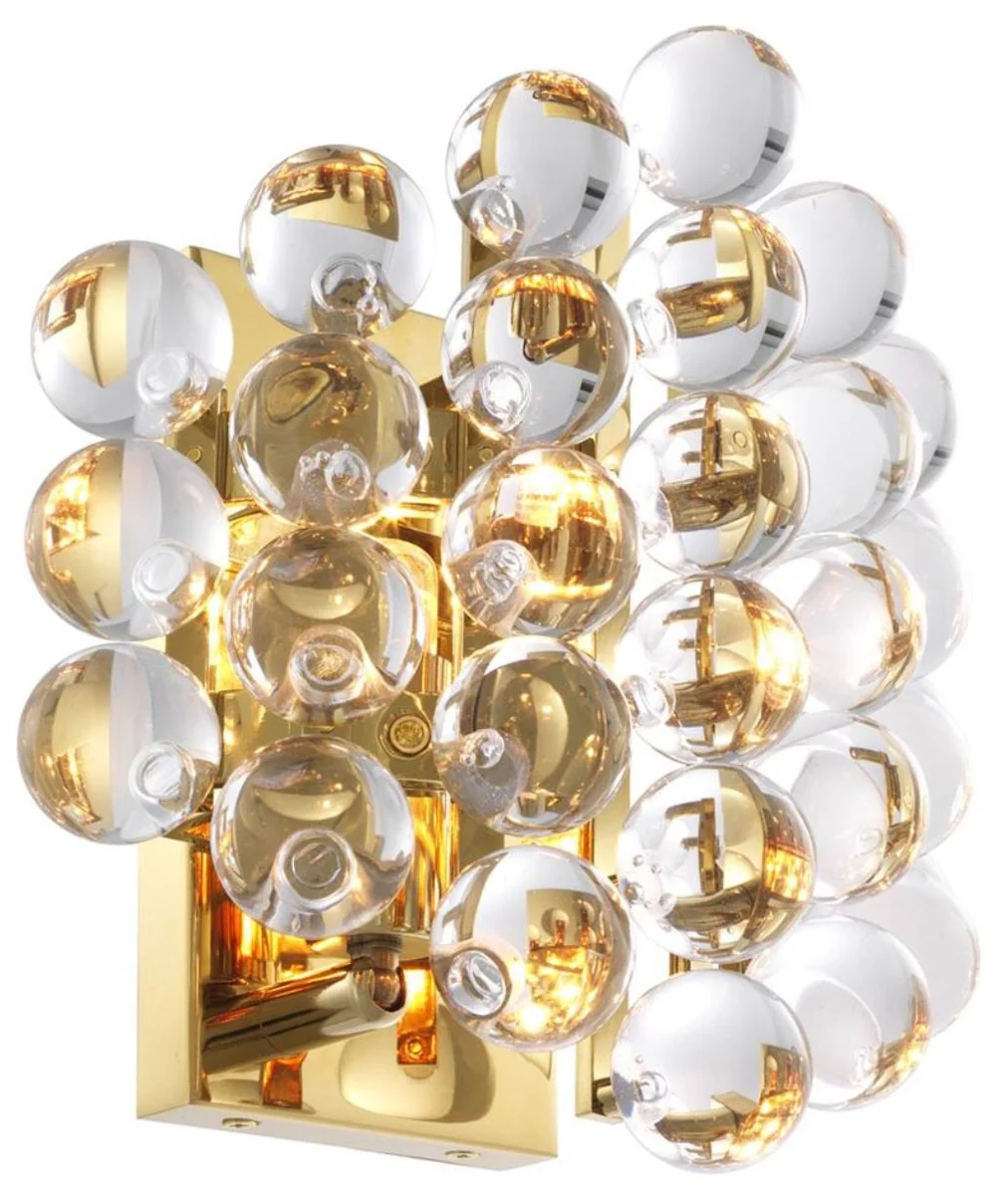 Casa Padrino luxury wall lamp gold 24.5 x 15 x H. 24 cm - Luxury Quality