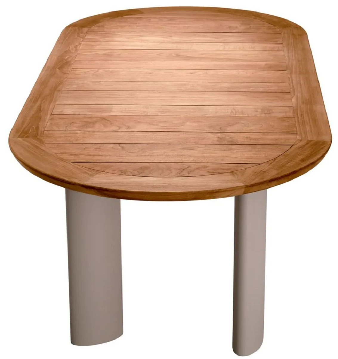 Casa Padrino mesa de comedor de jard¨ªn de lujo natural / arena 247 cm