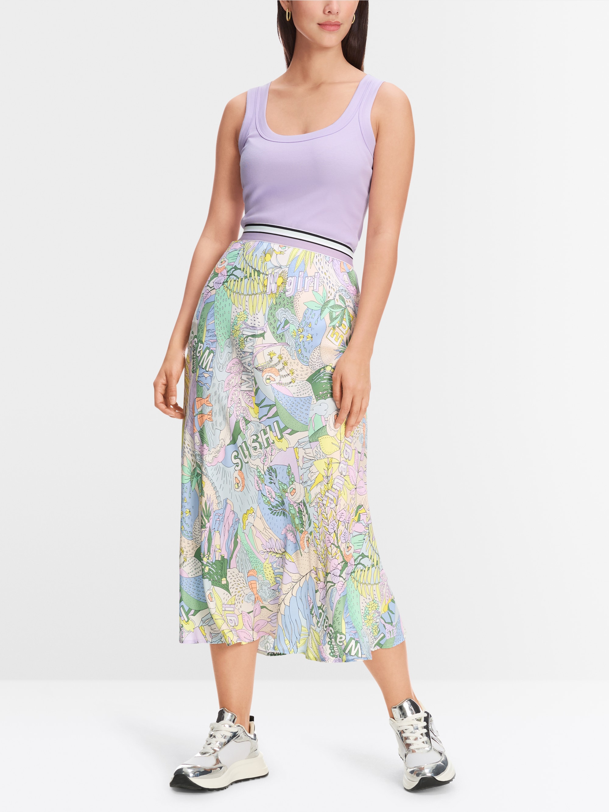 Marc-Cain Sleeveless top in cotton rib