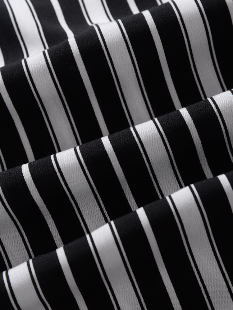 Stripes Short Sleeve Casual Shirts