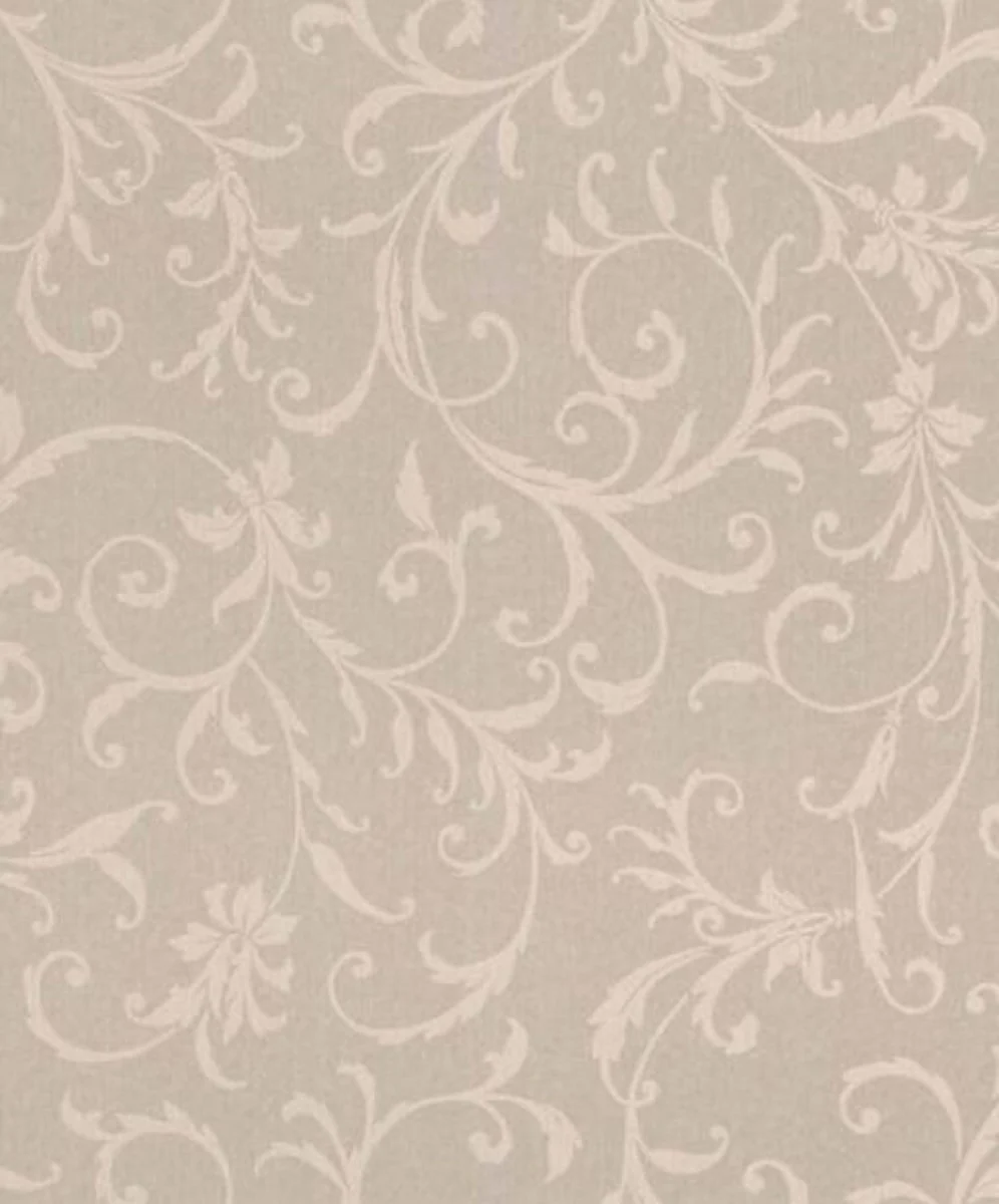 Casa Padrino papel tapiz textil barroco beige 10,05 x 0,53 m - Papel Pintado Barroco - Accesorios Decorativos