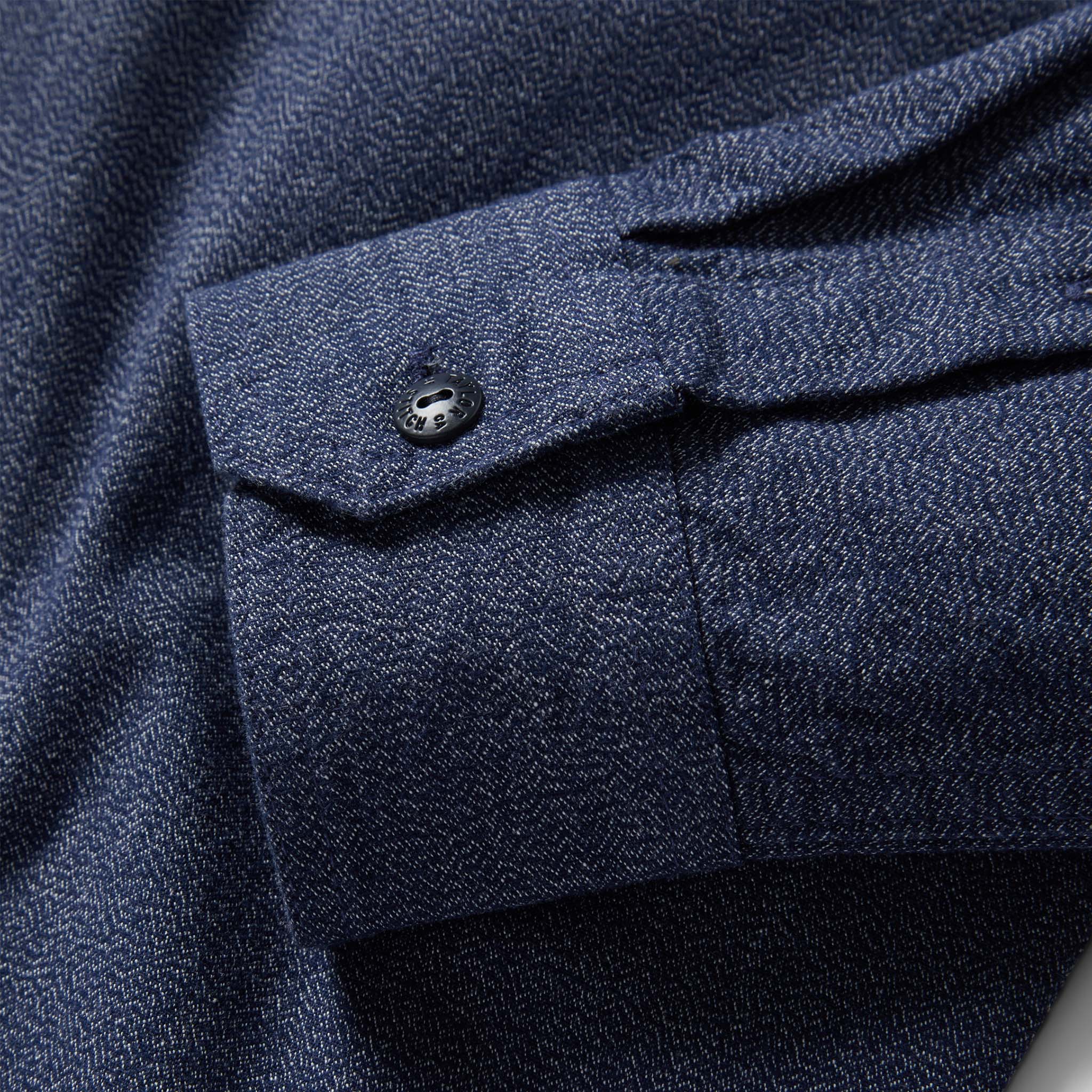 The Utility Shirt in Navy Jaspe