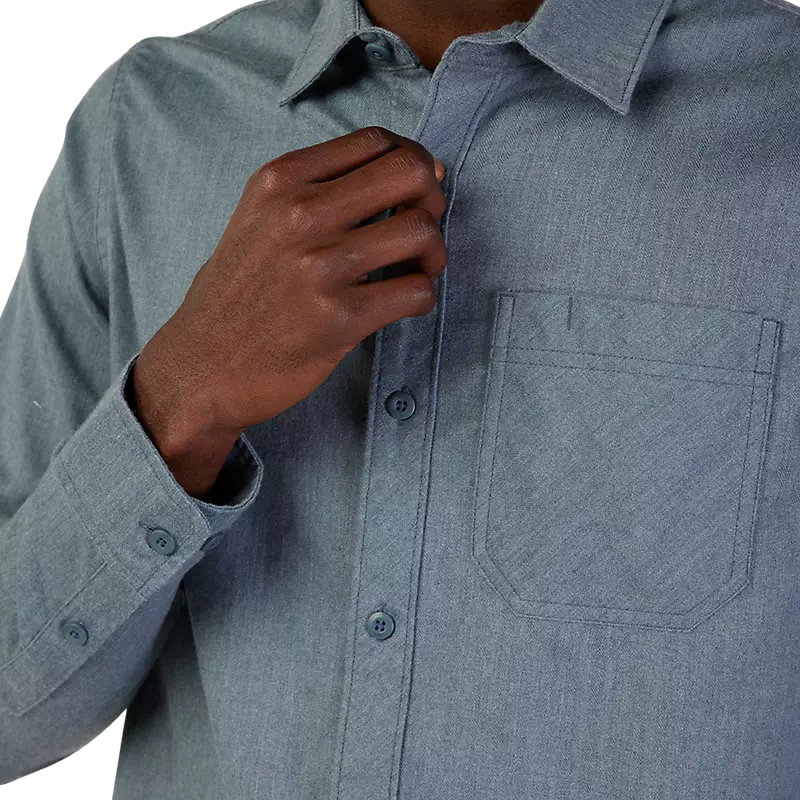 Level Up Woven Long Sleeve Flannel Shirt