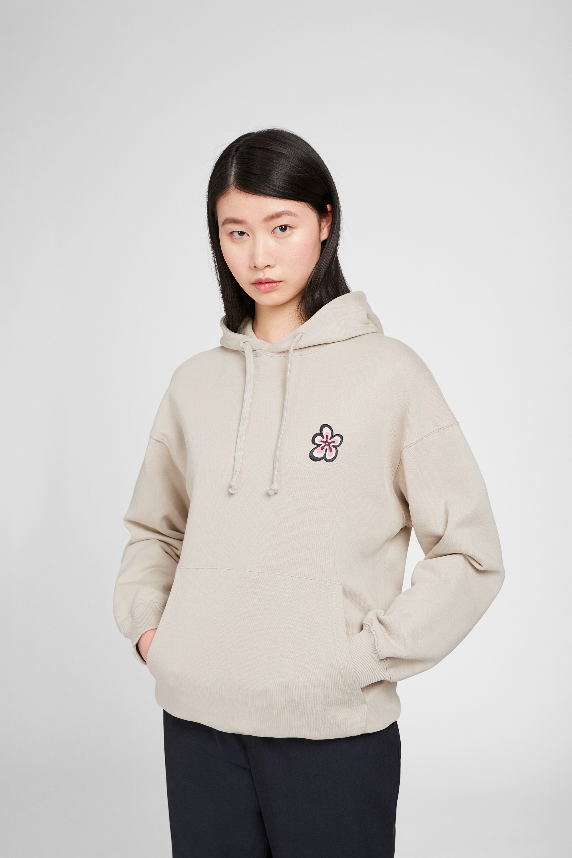 Hoodie - Grey organic cotton hoodie