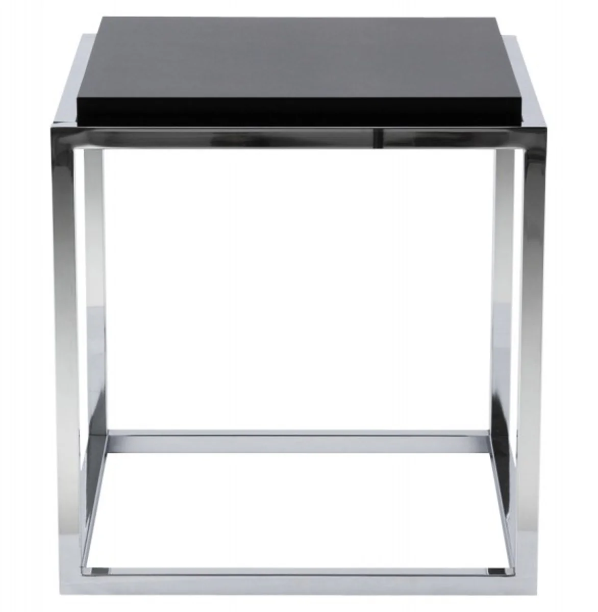 Casa Padrino Design side table Black / Chrome 42 x 42 x 44 cm - Table - Hotel Cafe Restaurant practice law firm establishment