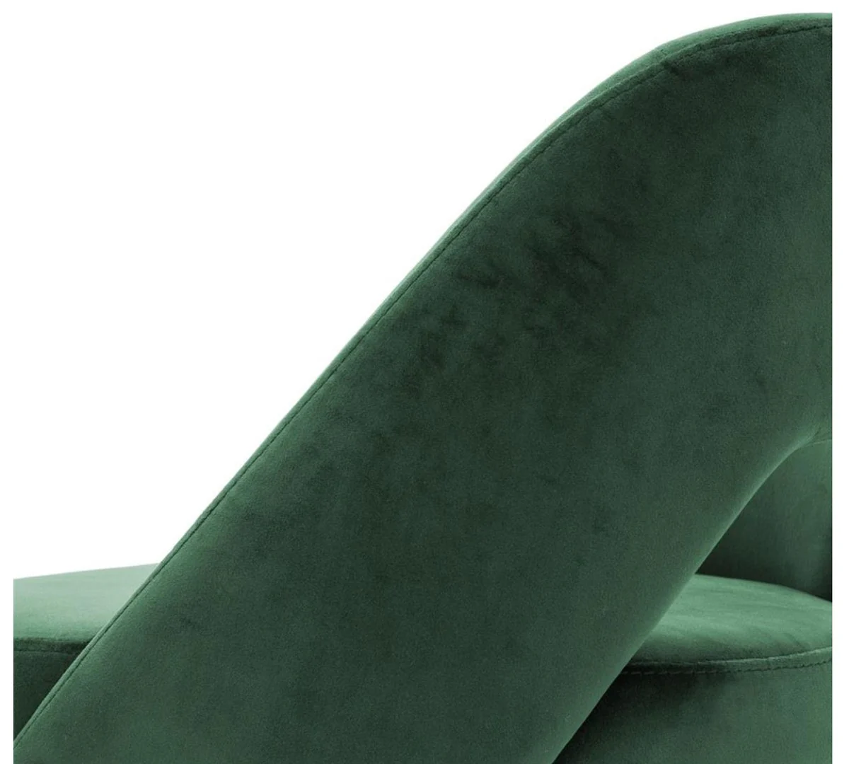 Casa Padrino luxury bar stool green / black 50 x 50 x H. 100 cm - Luxury Bar Stools with Backrest