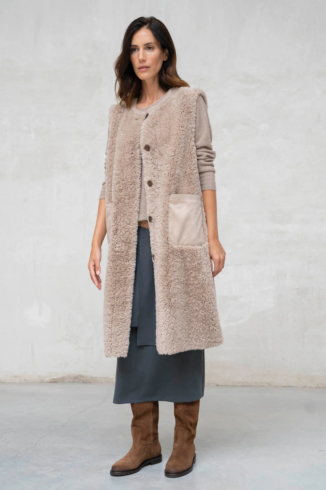 Rivera-spain Chaleco reversible Laina arena