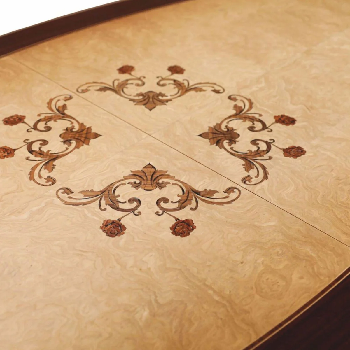 Casa Padrino mesa de comedor barroco de lujo marr¨®n / natural 310 cm - Muebles de comedor barrocos