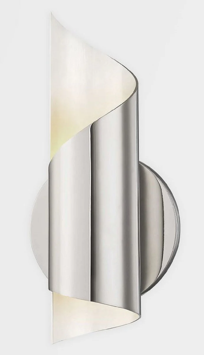 Casa Padrino l¨¢mpara de pared LED de lujo plata A. 24,77 cm