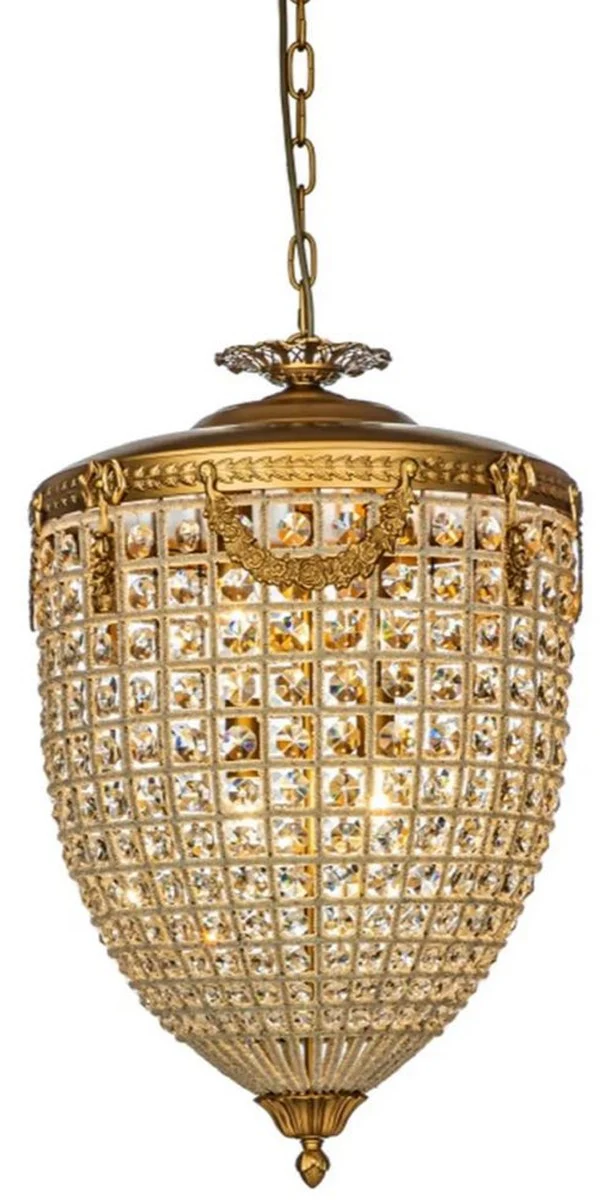 Casa Padrino ara?a de luces de cristal barroco oro ? 60 x A. 85 cm - Luces barrocos