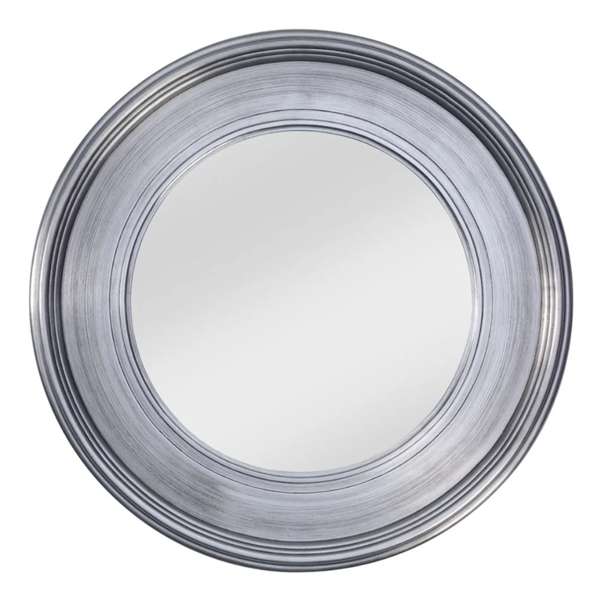 Casa Padrino espejo de pared de sala de estar plata ? 94 cm - Accesorios de Sala de Estar de Lujo