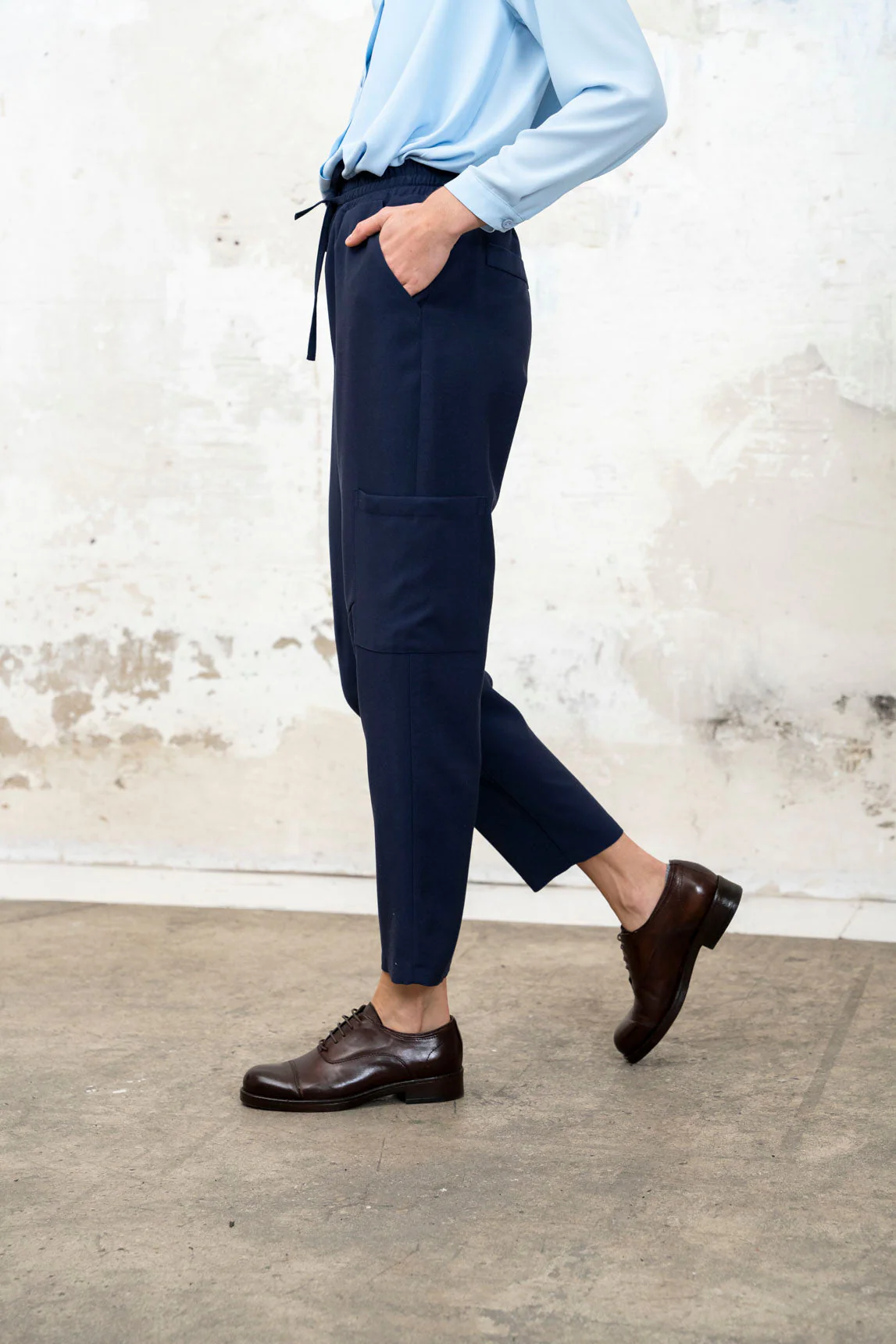 Rivera-spain Pantalón Malu azul marino