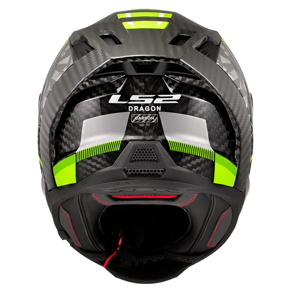 CASCO LS2 FF807 DRAGON CARBON TRAX - AMARILLO