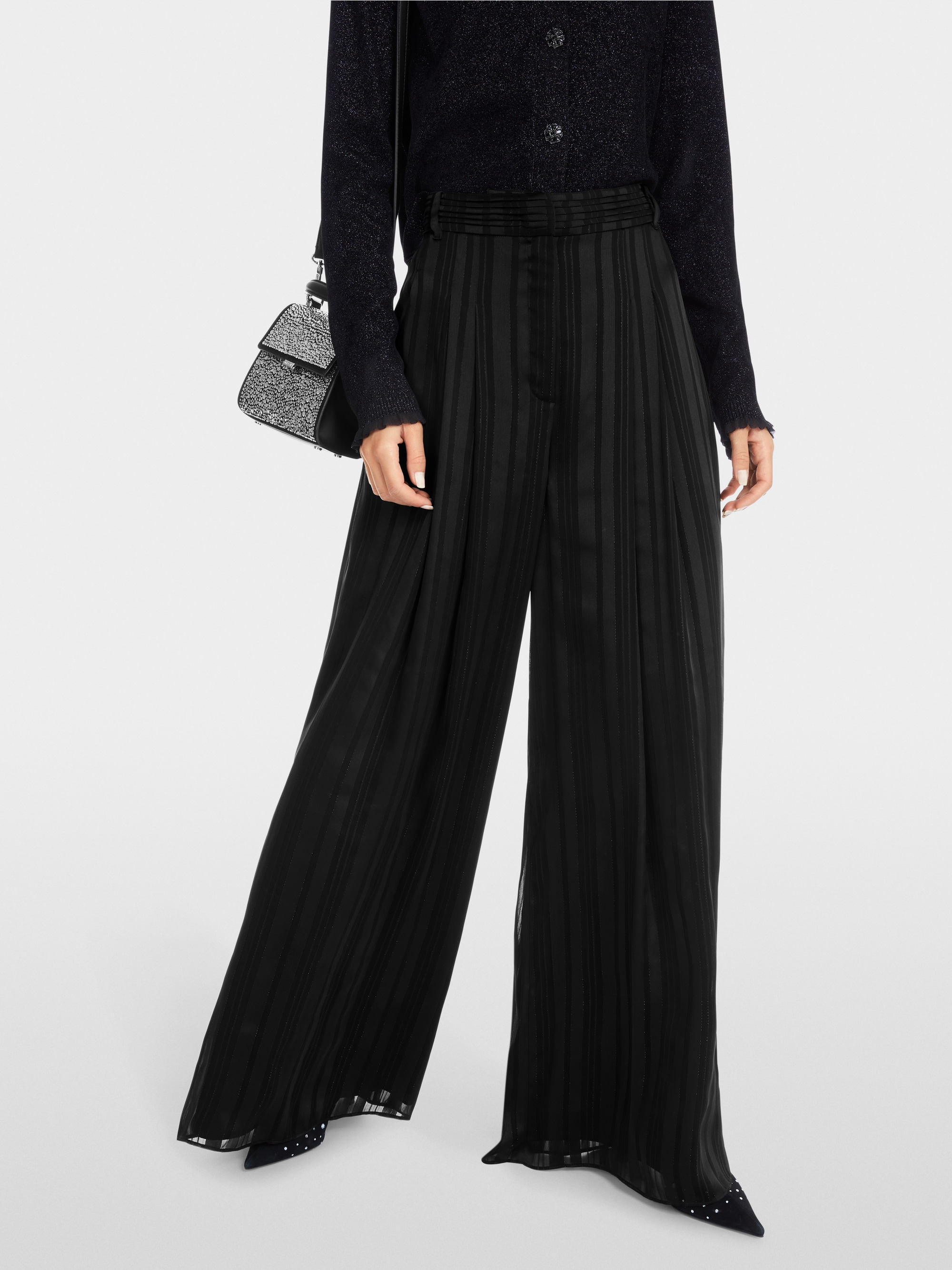 Marc-Cain WARANGAL wide trousers in palazzo style