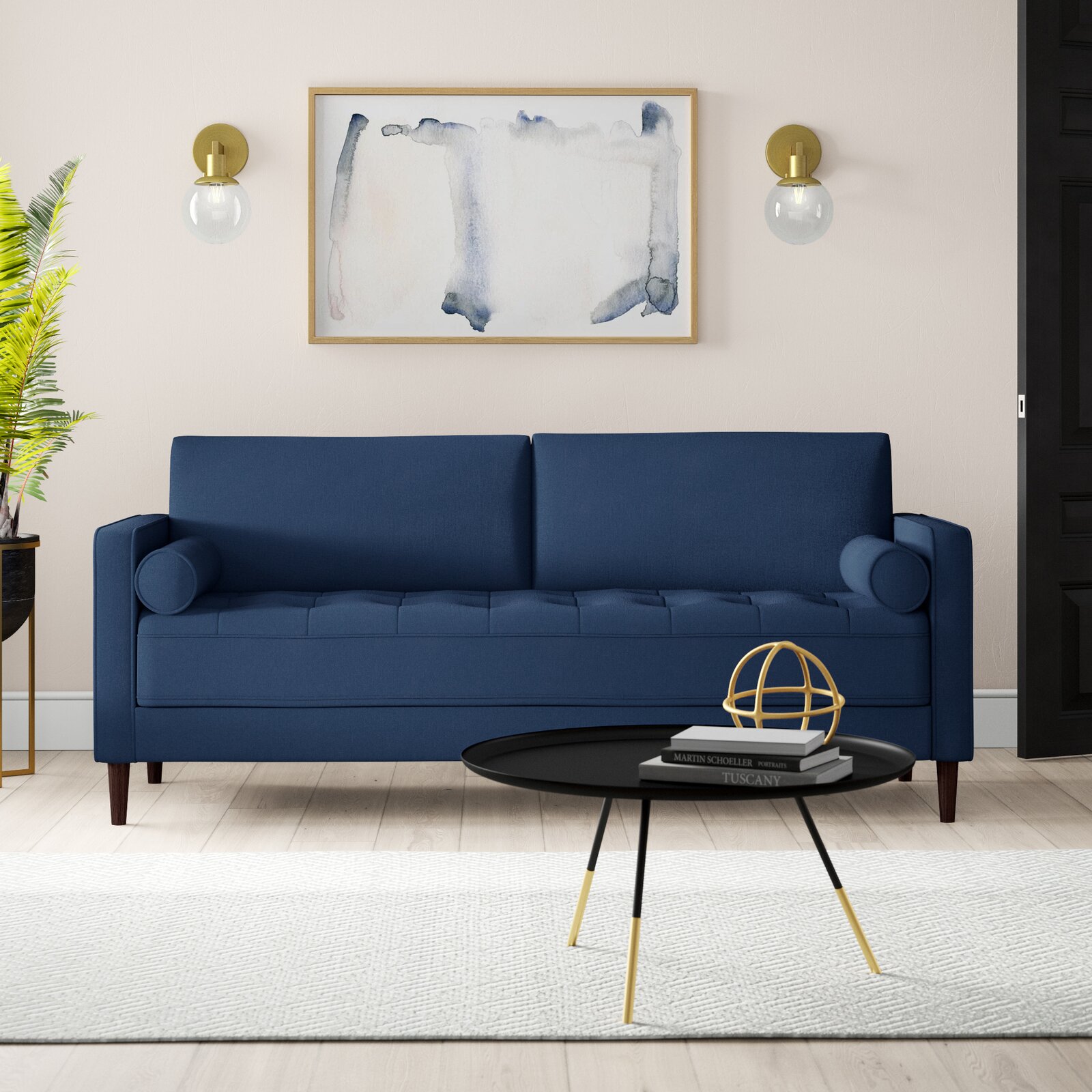 Garren 70.1�� Square Arm Sofa