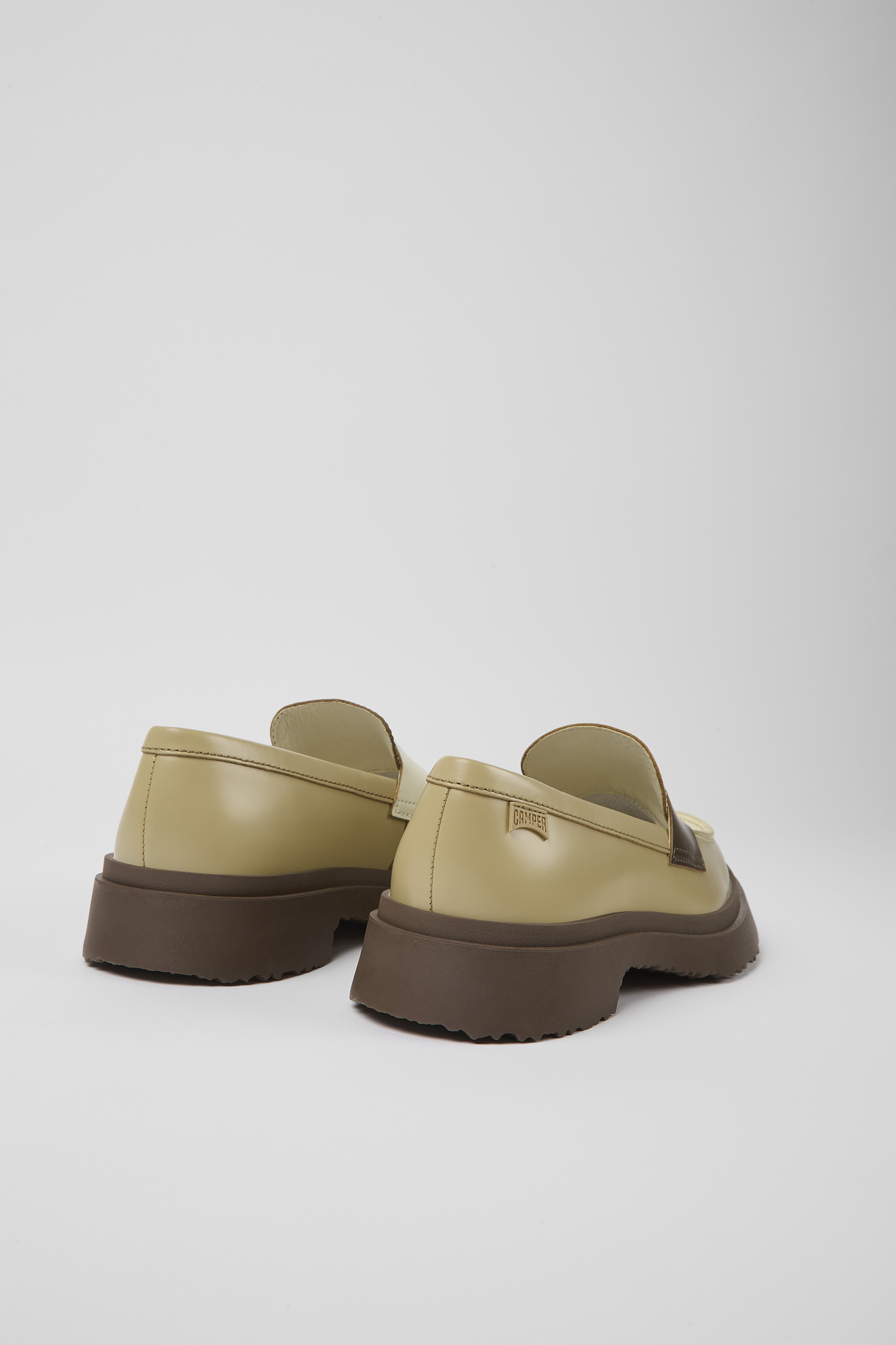 Twins - Multicolored leather loafers for women