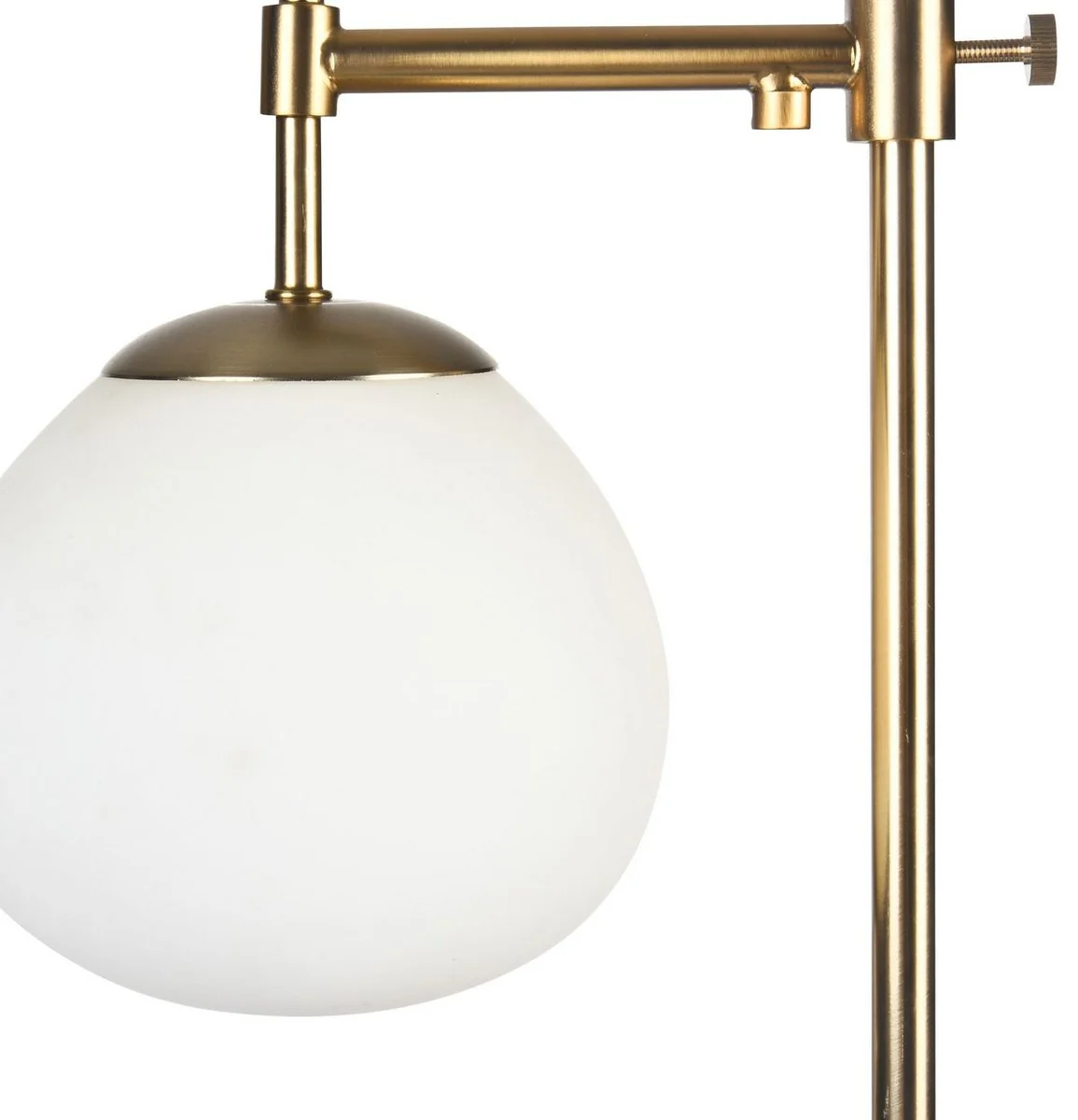 Casa Padrino Table Light Gold 17 x H. 65 cm - Living Room Table Lamp