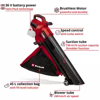 Cordless Leaf Vacuum VENTURRO 36/240