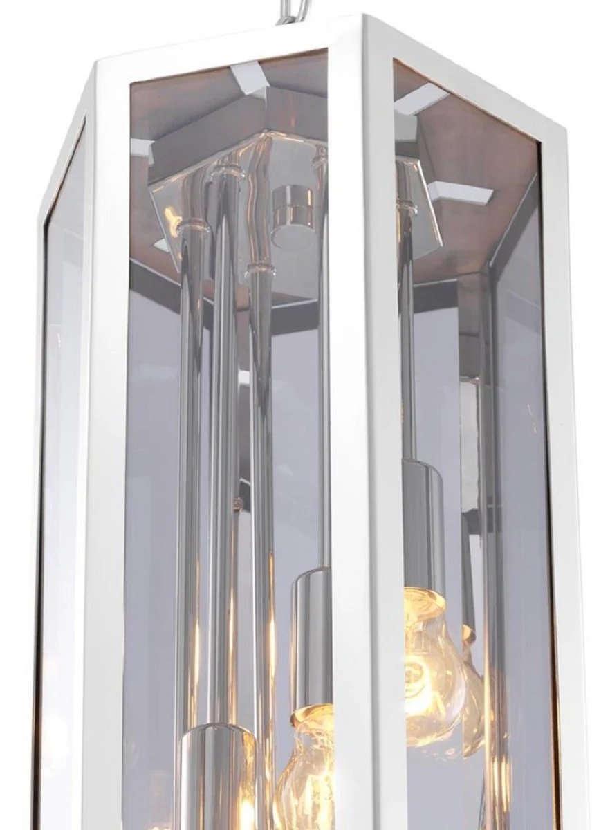 Casa Padrino Araña de Lujo Plata / Gris 23 x 23 x H. 77 cm - Muebles para Hoteles y Restaurantes