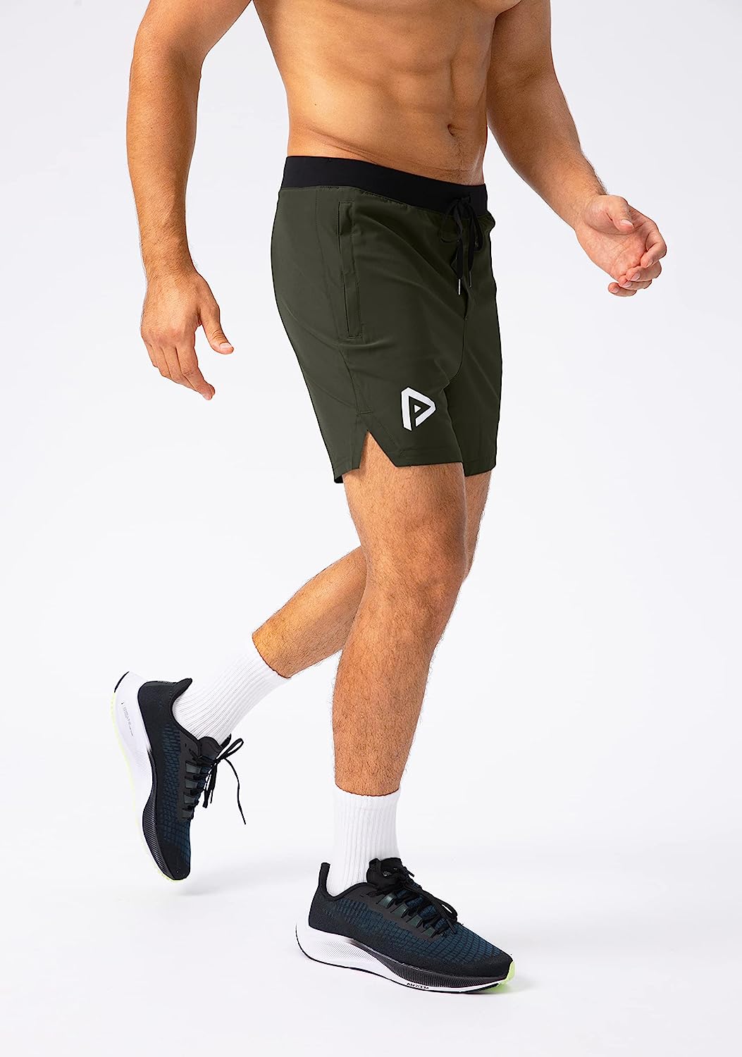Men's Workout Running Shorts 5 Inch Lightweight Quick Dry Soccer Gym Athletic Shorts for Men with 3 Pockets