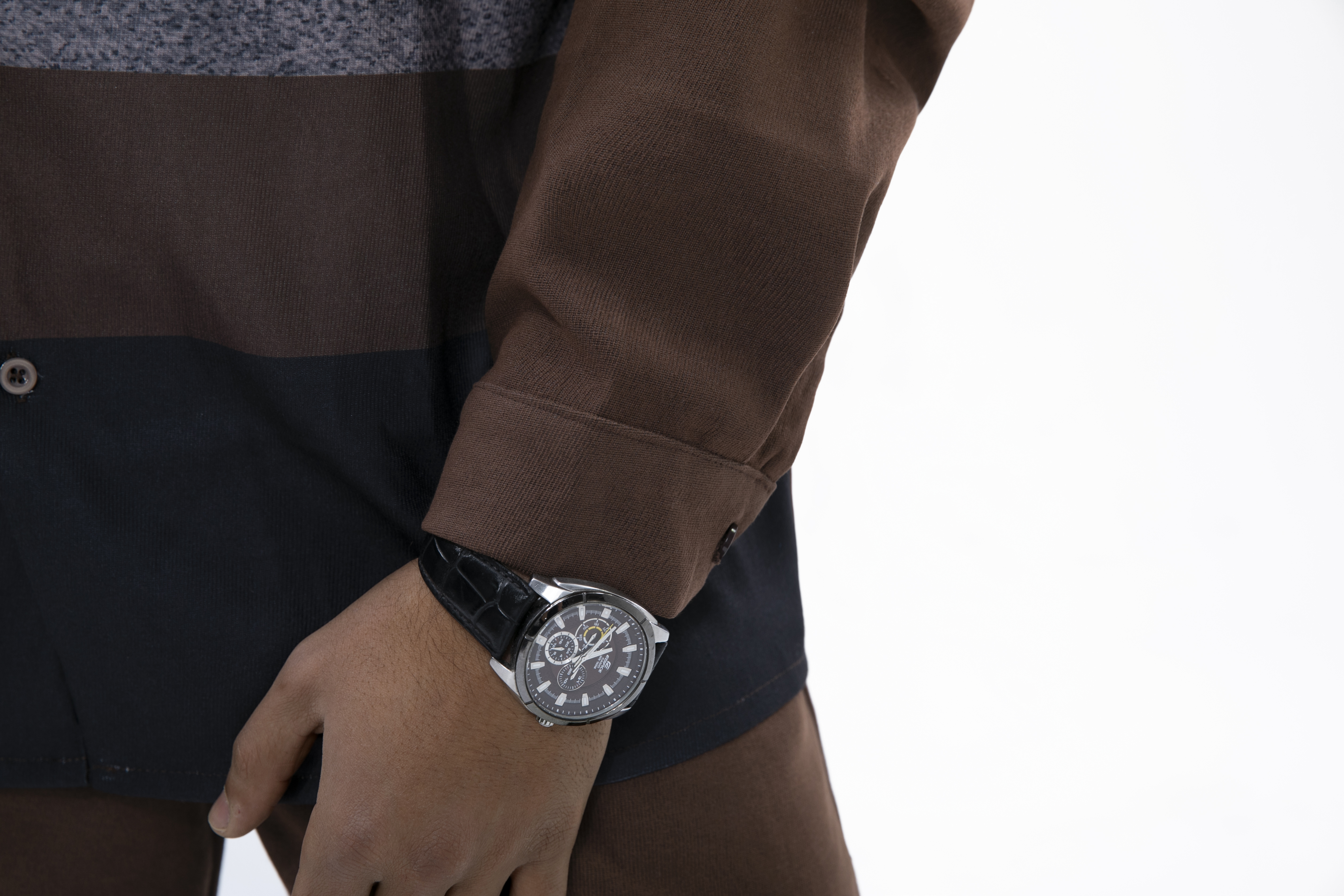 Suitmens Men's Brown Suede Long Sleeve Walking Suit 028