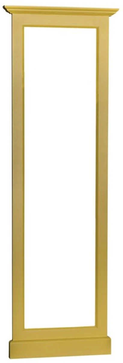 Casa Padrino marco de espejo de estilo rural amarillo 65 x 8 x H. 195 cm - Muebles de Estilo Rural