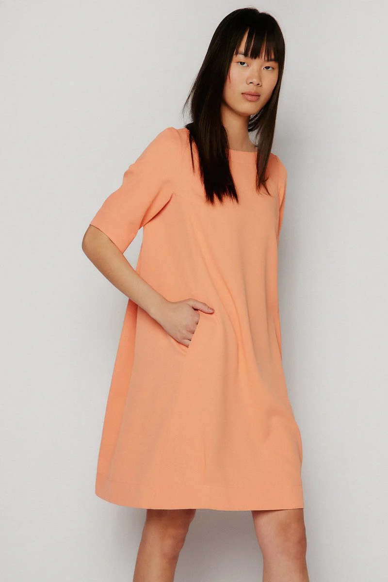 Rivera-spain Vestido Azucena albaricoque