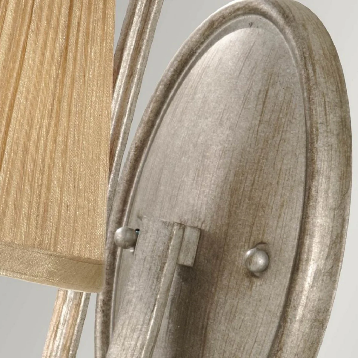 Casa Padrino l¨¢mpara de pared barroco plata / oro A. 39,1 cm - Apliques de estilo barroco