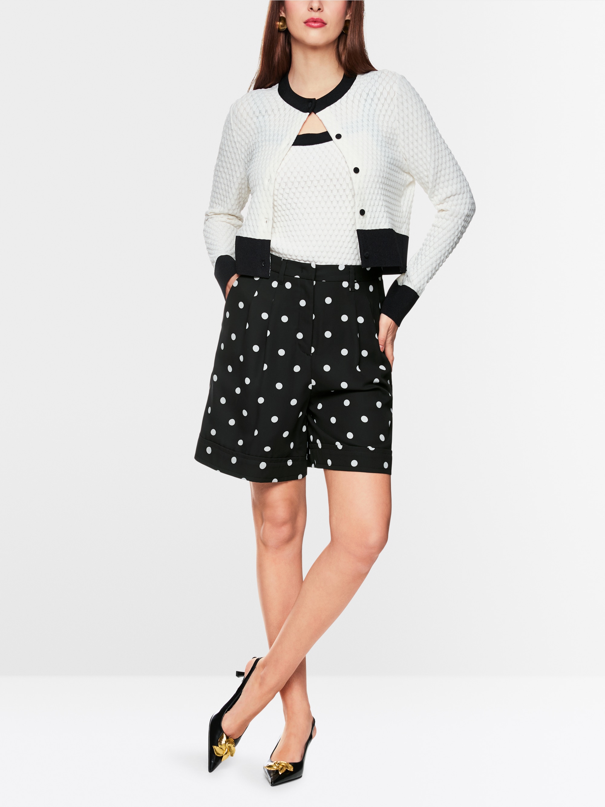 Marc-Cain Polka dot shorts