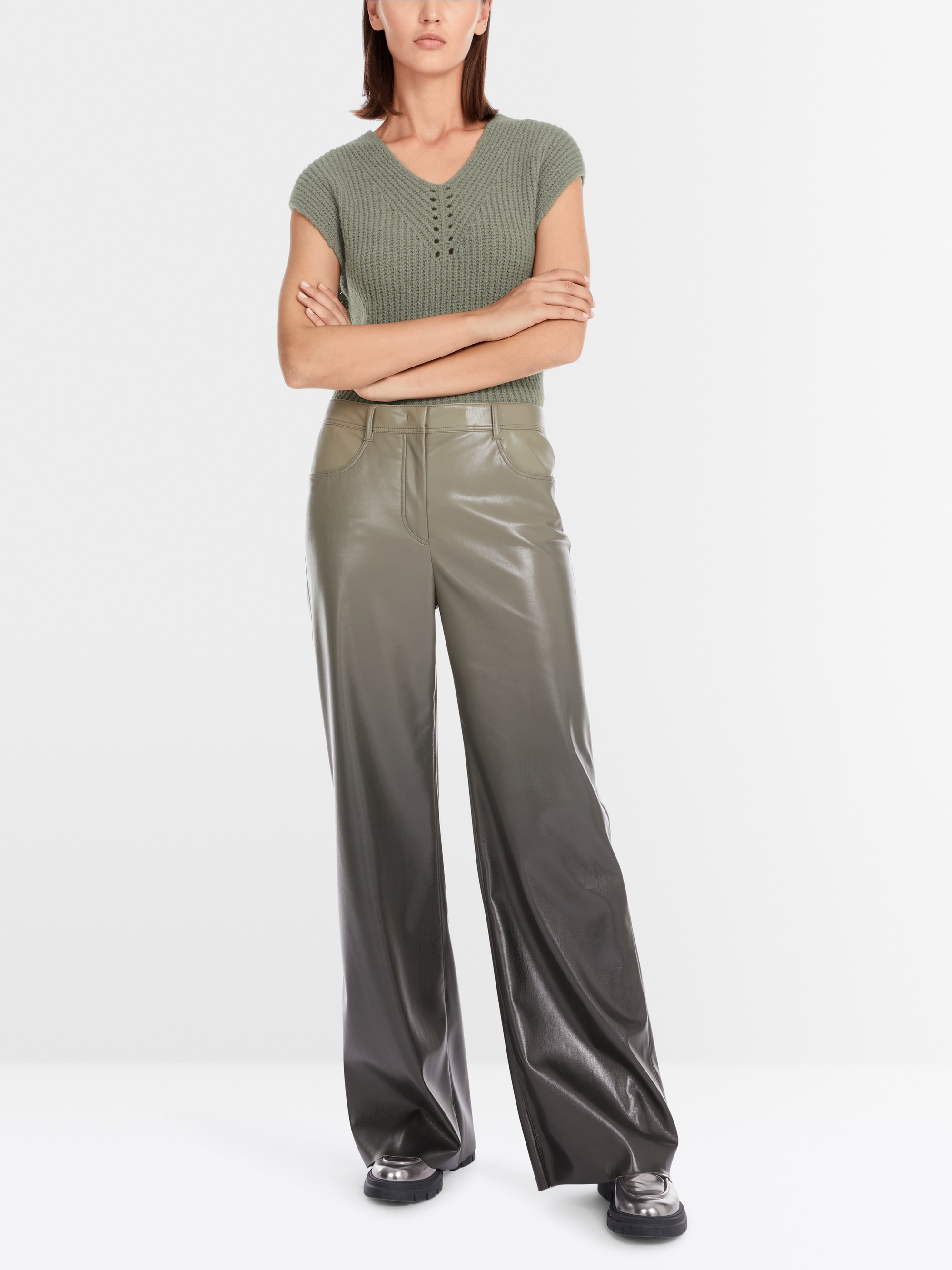 Marc-Cain WARRI fun leather trousers
