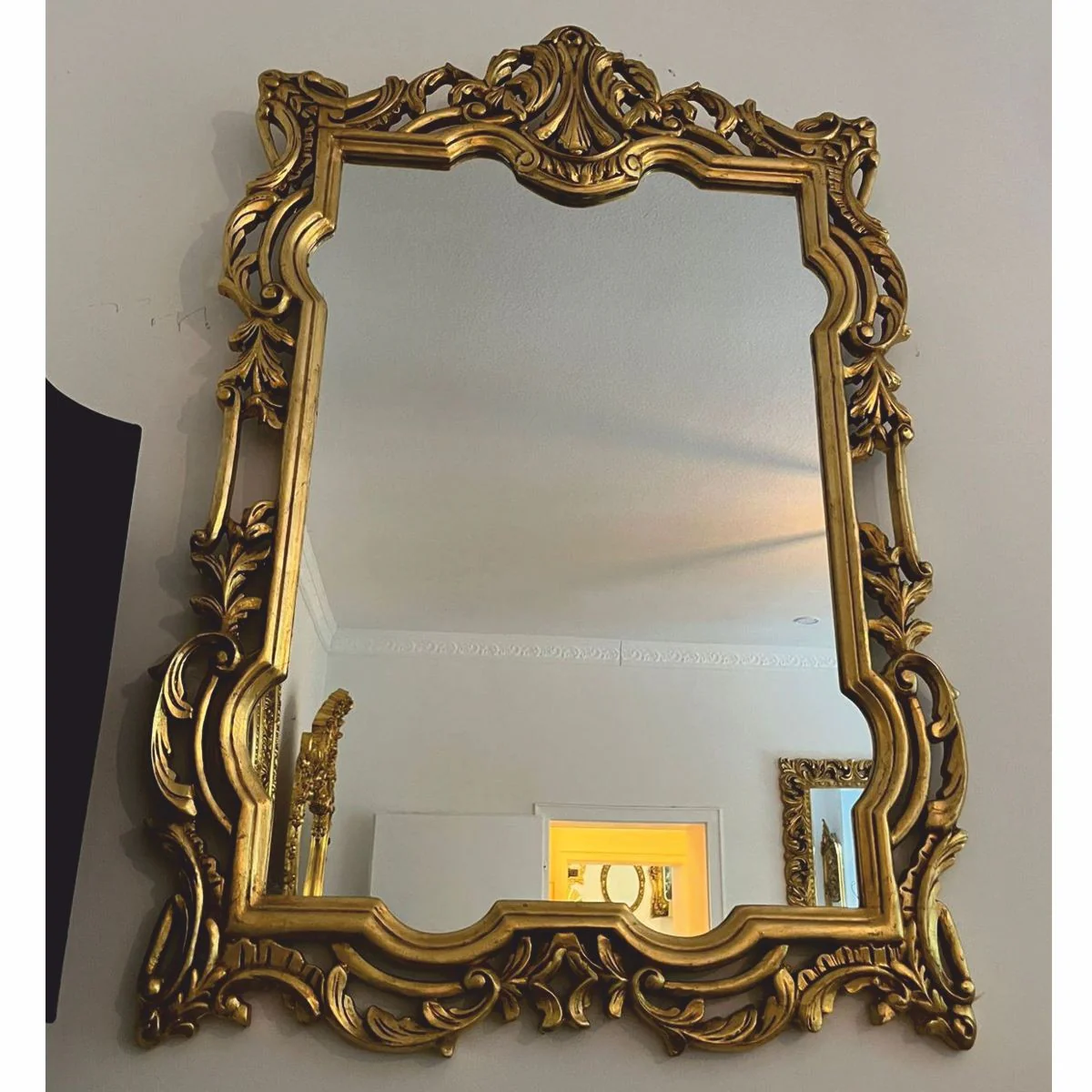 Casa Padrino espejo barroco oro antiguo A. 110 cm - Interior de estilo barroco