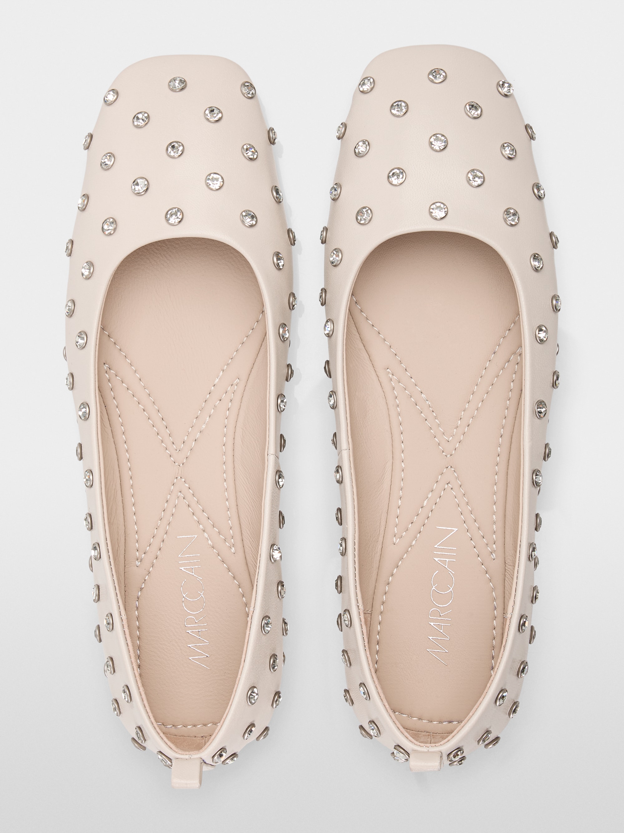 Marc-Cain Soft ballerina flat made of goat nappa