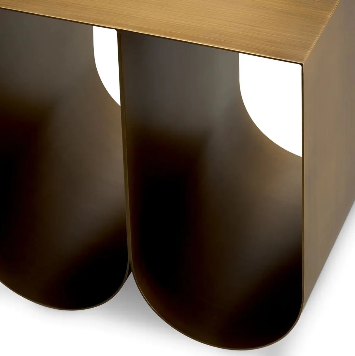 Casa Padrino mesa auxiliar de metal de lujo lat¨®n 50 cm