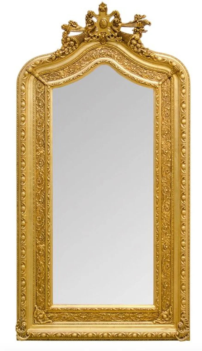 Ornate Casa Padrino espejo de pared barroco 108 x H. 207 cm - espejo barroco