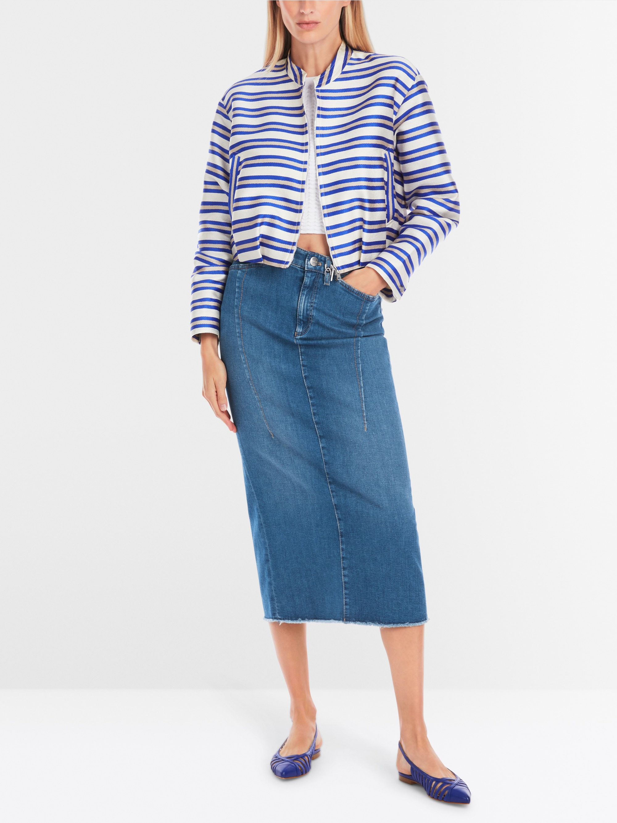 Marc-Cain Rethink Together denim skirt