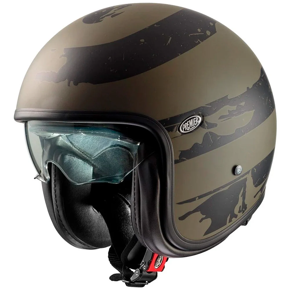 CASCO JET PREMIER VINTAGE US MILY BM - VERDE