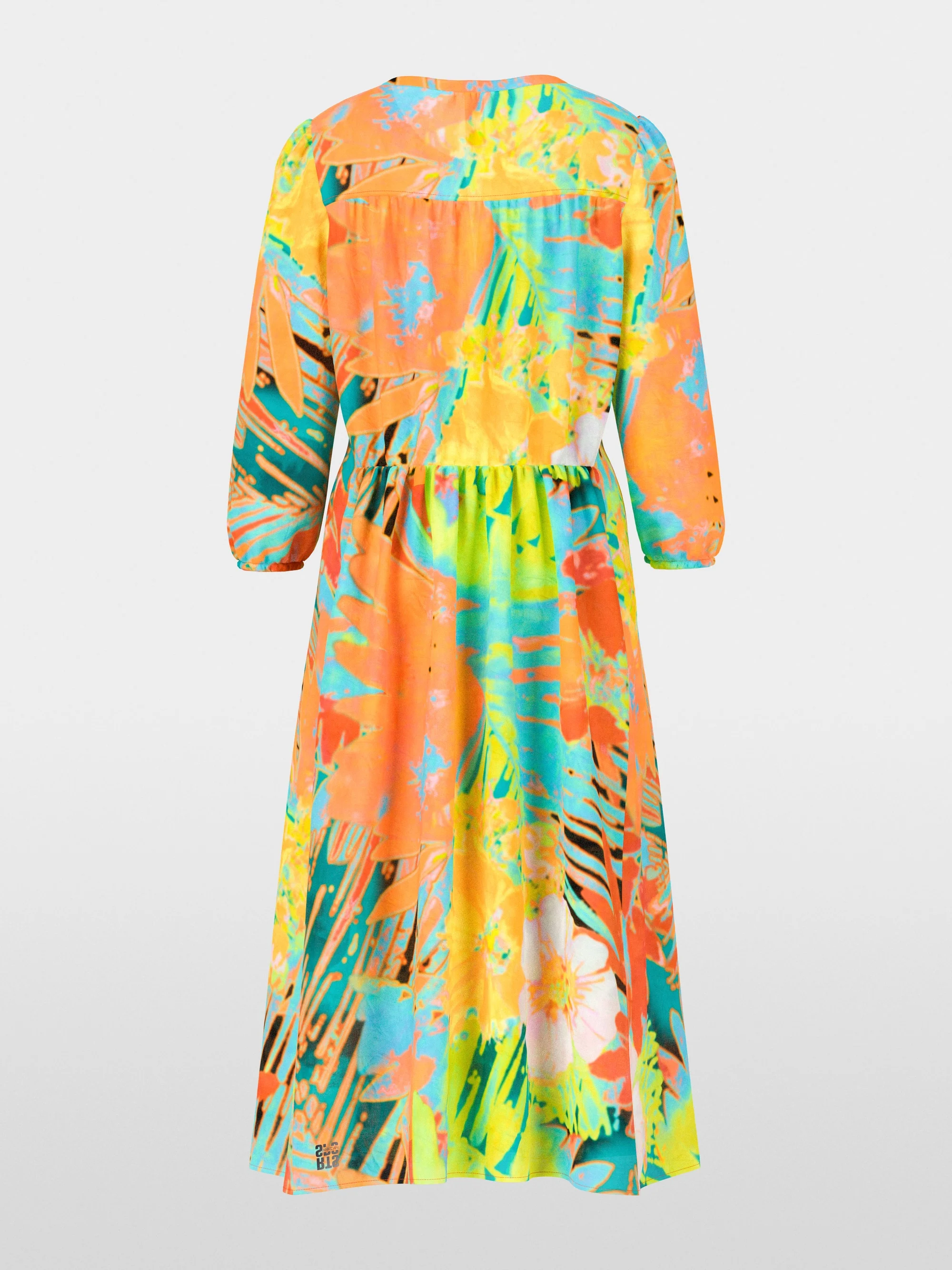 Marc-Cain Rethink Together dress in Hawaiian print