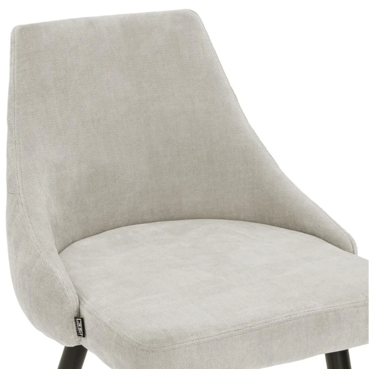 Casa Padrino luxury bar chair sand colors / black 47 x 52 x H. 101 cm - Luxury Bar Furniture