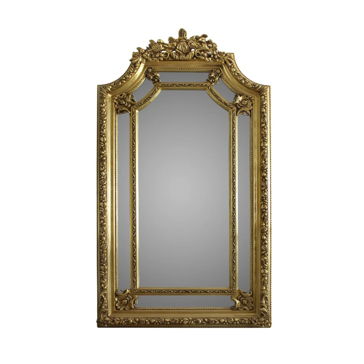Casa Padrino Luxury Wall Mirror 45.3 x H. 84.7  - Baroque Mirror