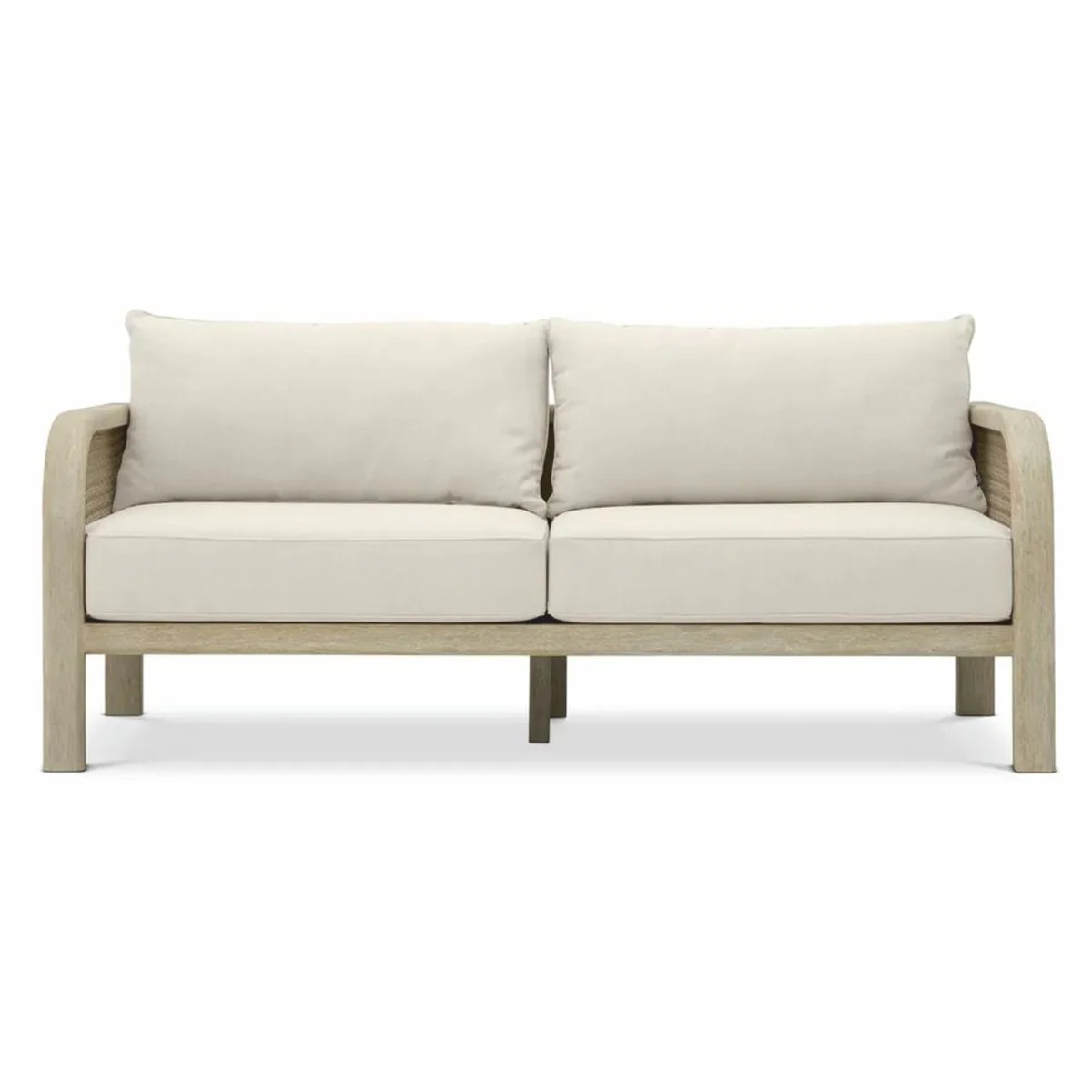 Casa Padrino sof¨¢ de jard¨ªn de lujo de teca arena / beige 194 cm - Muebles de jard¨ªn