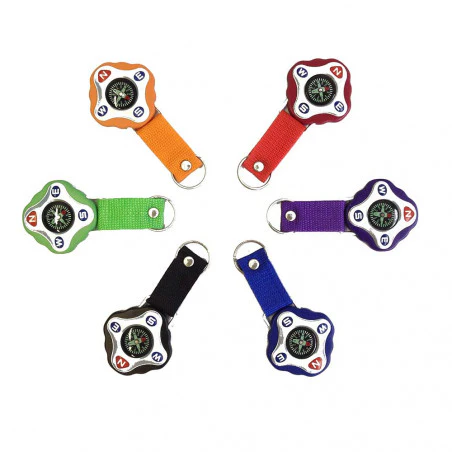 Brújula Hosa FLOTANTE COLGANTE llavero - verde