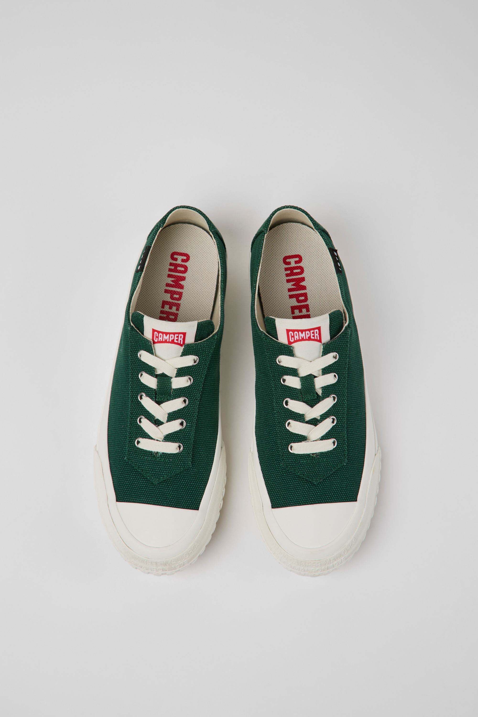 Camaleon - Green recycled cotton sneakers for women