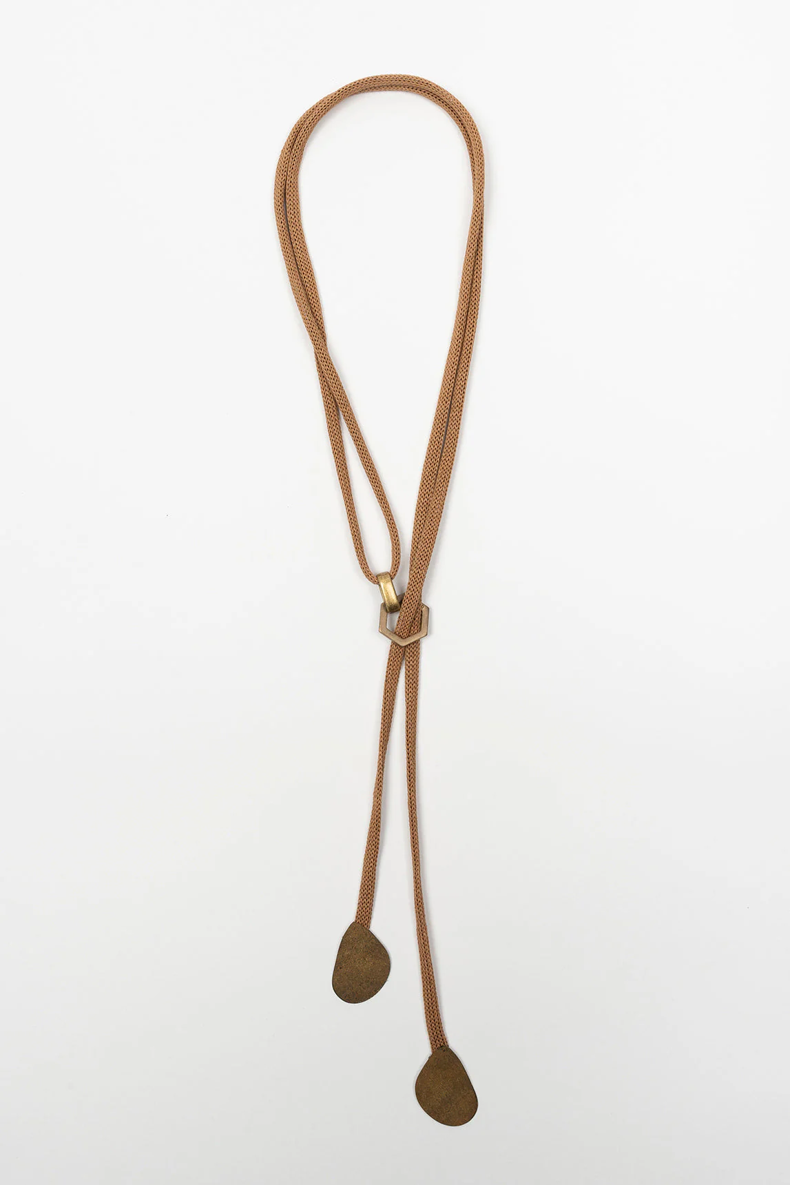 Rivera-spain Collar Bolo hexágono FL Private Collection camel