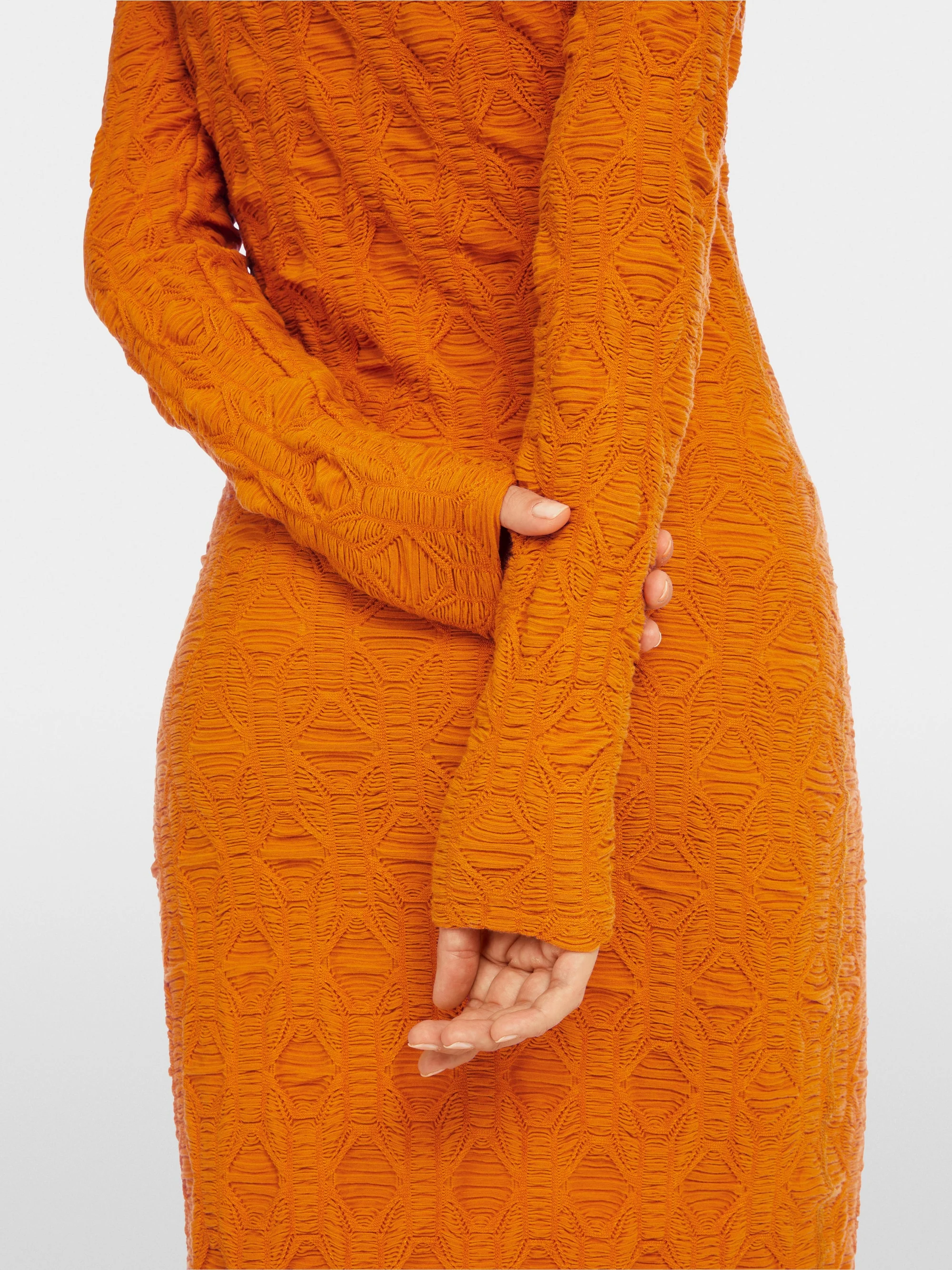 Marc-Cain Jersey dress in 3D structure